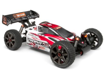 HPI CLEAR TROPHY BUGGY FLUX BODYSHELL WITH WINDOW MASKS AND DECALS 101716